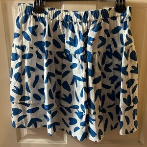 NWT Blue and White Skirt